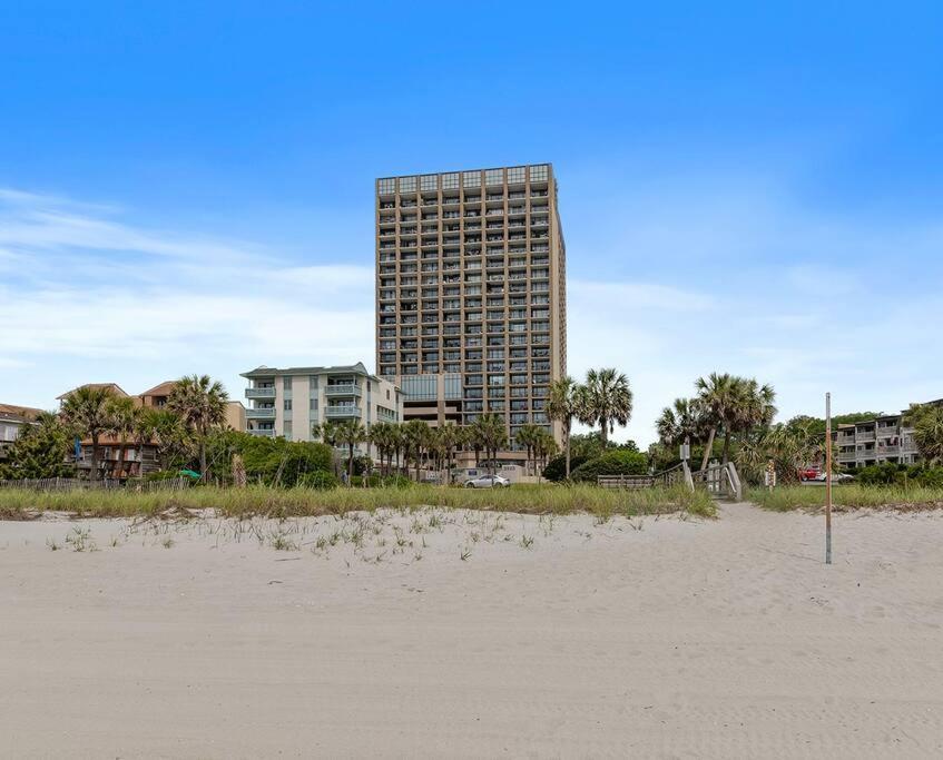 Cabana Palms - Oceanfront Renovated King Bed Sauna マートルビーチ エクステリア 写真