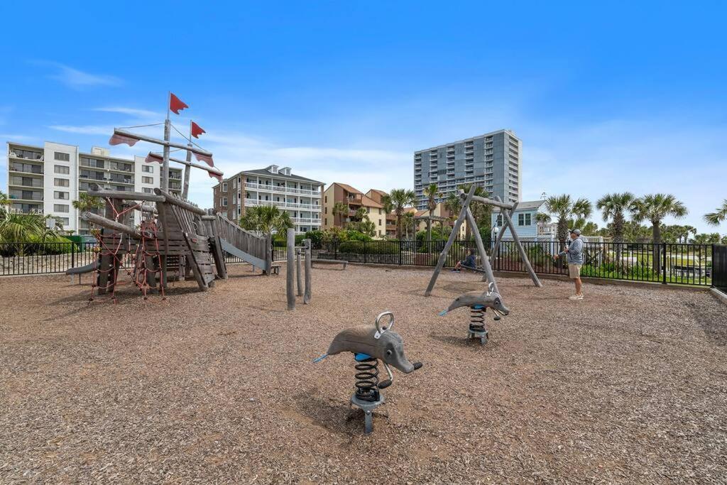 Cabana Palms - Oceanfront Renovated King Bed Sauna マートルビーチ エクステリア 写真