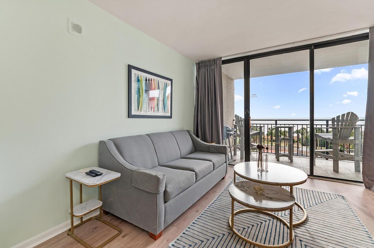 Cabana Palms - Oceanfront Renovated King Bed Sauna マートルビーチ エクステリア 写真