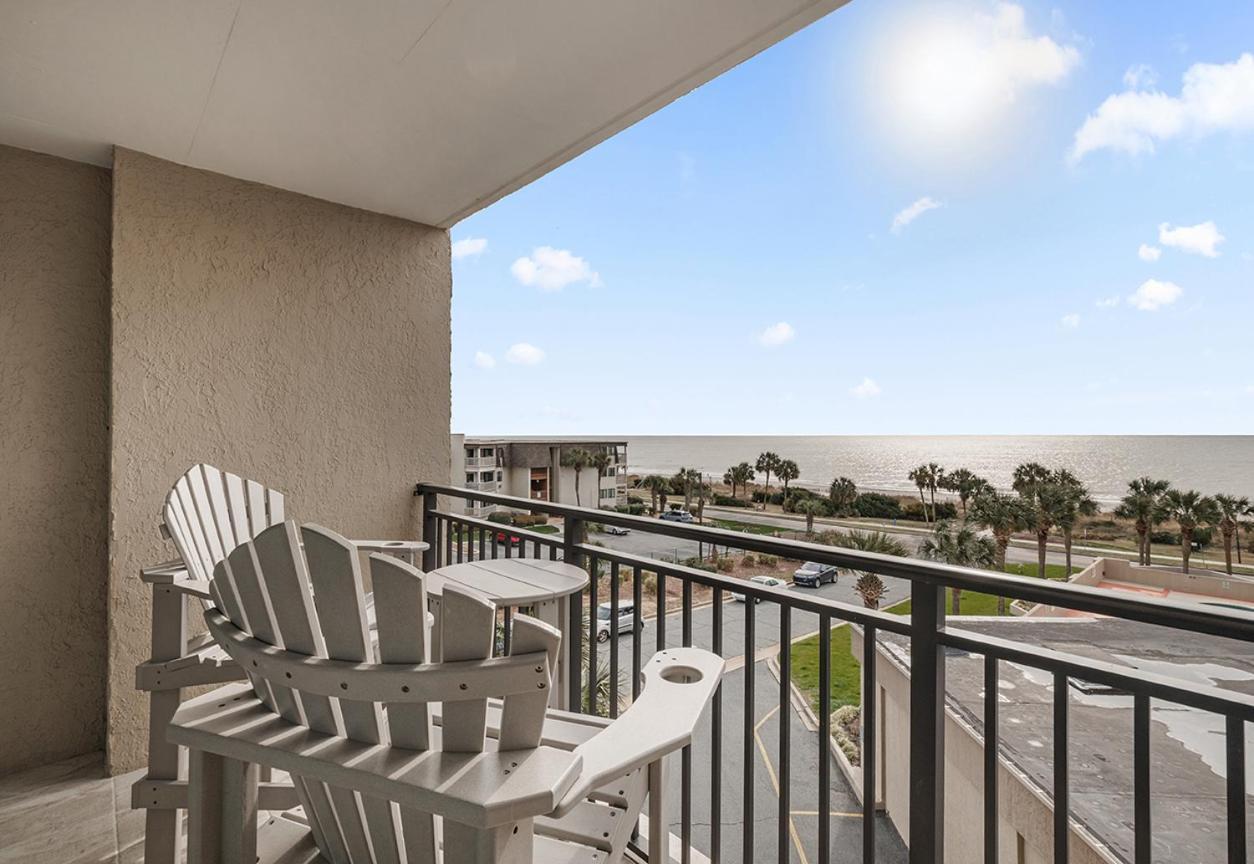 Cabana Palms - Oceanfront Renovated King Bed Sauna マートルビーチ エクステリア 写真